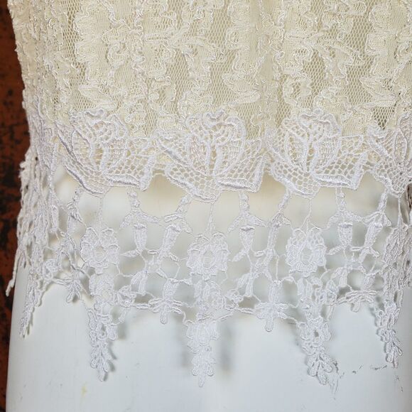 Vintage Romantic Feminine Lace & Velvet Top - Picture 8 of 12